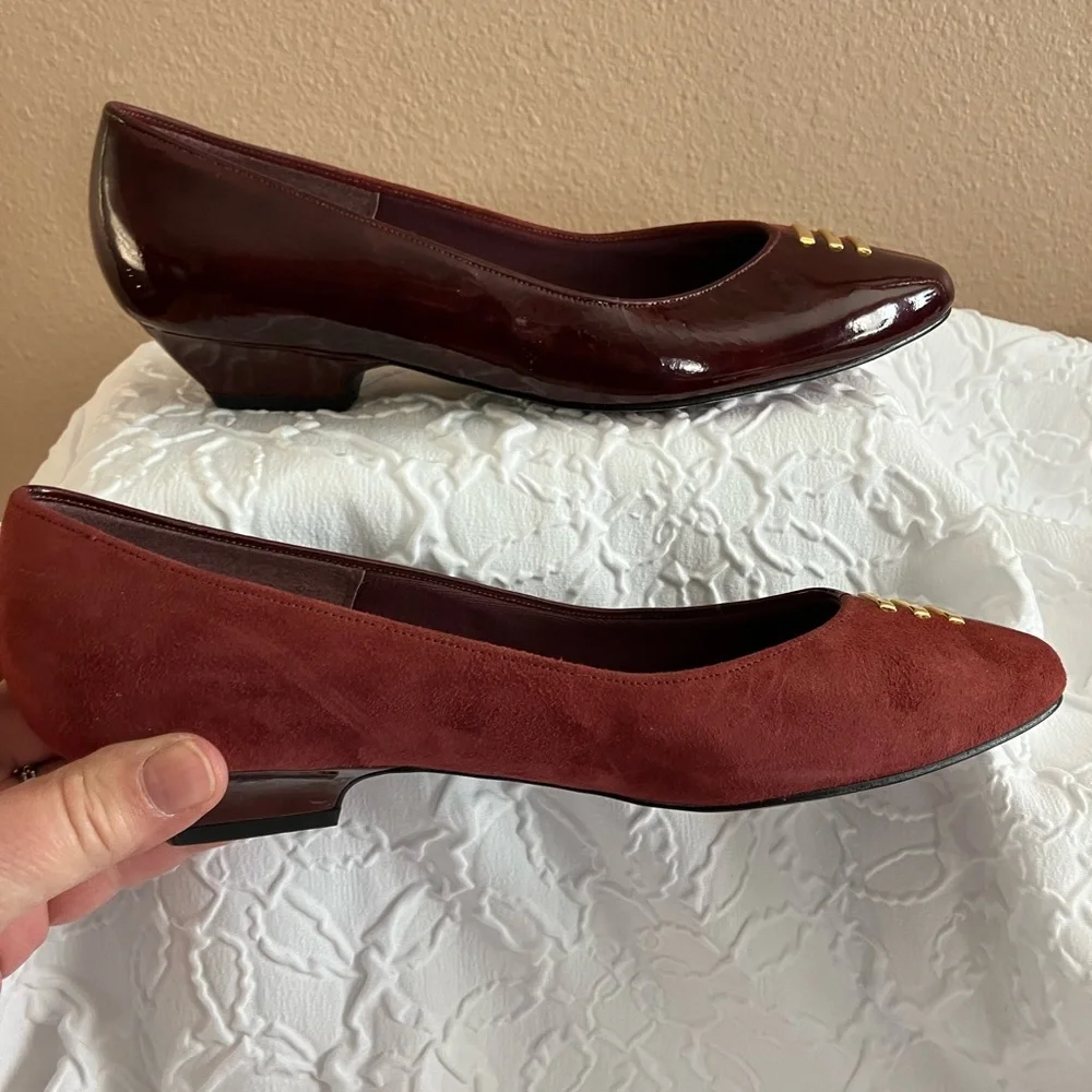 Selby Size 10 Two Tone Suede Shoes